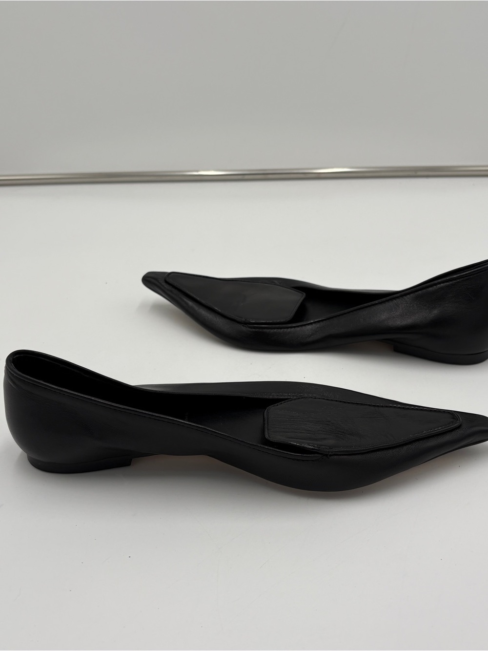 Aeyde Pointed Toe Ballet Flats Loafers Witchy Classic Minimalist Old Money EU 37 - Picture 6 of 7